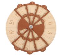 Milisten Roue mélodique en bois pour guitare, cercle des, outil d'entraînement aux et aux gammes, aide à la théorie musicale portable pour débutants et adultes