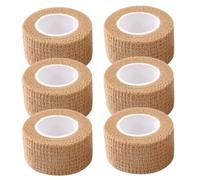 Milisten Ruban Adhésif Extensible Auto-Adhésif 2,5 CM Antidérapant et Antibruit en Tissu Doux pour Pieds de Meubles, Protection Sol et Bandage pour Doigts, Usage Domestique