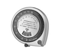 Milisten Ruban de Mesure Corporelle Bmi Multifonctionnel Retractable pour Tour Calcul de l'Indice Corporel Portable pour Usage Personnel et