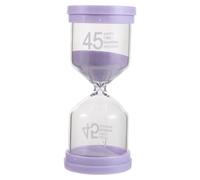 Milisten Sablier de Sauna 45 Étanche en Verre Rose Pastel, Minuterie Précise pour Spa, Salle de Bain, Accessoire Résistant la Chaleur à L’humidité pour Détente Maximale