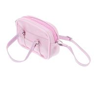 Milisten Sac Mini Poupée PU Sac à Main Fille Accessoire Poupon Rose Grand Modèle Crossbody et Porté Épaule
