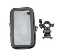 Milisten Sacoche Étanche pour Vélo Grosse Taille Jusqu’à 5,5 Pouces, Support De Téléphone Rotatif 360°, Film Tactile, Pochette Protection Pluie, Sacoche Guidon pour Vélo De Montagne