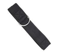 Milisten Sangle de Sécurité Multifonction pour Poussette 38x450mm en Métal et Néoprène Noire, Dragonne Poignet pour Laisse Chien et Fauteuil Roulant, Accessoire Pratique pour Promenade