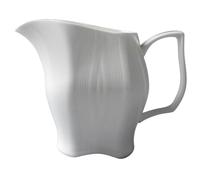 Milisten Saucière en Céramique Blanche 300 Ml avec Poignée - Pot à Sauce Multifonction pour Condiments, Lait et Vinaigrettes - Accessoire la Cuisine Pratique pour Restauration et Service