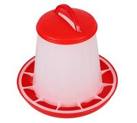 Milisten Seau De Poulet Sanging Poultry Waterer Aviler Mangeoire à Eau pour Poulet Abreuvoir pour Poussins Suspendu Bac à Eau Poussin Plateau De Poulet Mangeoire pour Poules Plastique