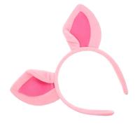 Milisten Serrage-Tête Oreilles de Cochon en Peluche Douce Rose Bandeau Animalier pour Garçon et Filles et Adultes Accessoire de Déguisement Cosplay et Fête Coiffe D’Anniversaire Ludique