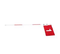 Milisten Set de Drapeau Portable Sections avec Trousse de Cup pour Practice et Parcours Accessoire pour Entraînement à et Terrain