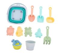Milisten Set de Jouets de Plage Pliables pour Garçon Fille avec Seau Rabattable et Outils de Sable pour Jeux été Extérieur et Voyage