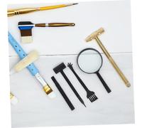 Milisten Set Outils Archéologie pour Garçon Fille avec Marteau Brosse et Loupe Kit Excavation de pour Jeux Éducatifs Stem et Activités Ludiques Intérieur et Extérieur