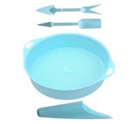 Milisten Set Outils de Jardinage Plastique pour Plantes Kit de Truelles Ergonomiques pour Creuser et Transplanter Outils de Jardinage Compacts et Pratiques pour Petits