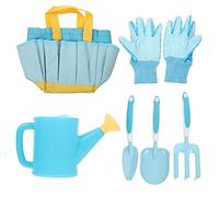 Milisten Set Outils de Jardinage pour Garçon Fille Ensemble avec Pelle et Râteau Plastique Ergonomique pour Activités de Plein Air et Jardinage des Tout Petits