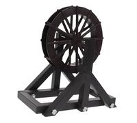 Milisten Set Support Roue à Eau Rotative Plastique et Acier pour Fontaine de Table Modèle Décoratif pour Bassin Aquarium et Paysage DIY Robuste et Multifonction