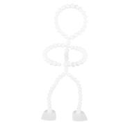 Milisten Squelette Articulé pour Poupée en Plastique Mobile, Kit Cadre de Marionnette Articulations Réglables, Taille Fine Plaque de Base, Accessoires pour Création et Réparation