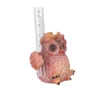 Milisten Statuette De Hibou pour Décoration De Jardin Ornement De Scène Modèle De Hibou Élément Décoratif pour Extérieur