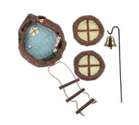 Milisten Statuette Miniature Résine pour Jardin Décorations Suspendues Phosphorescentes Accessoires De Décoration Extérieure Portes De Maison De Fée