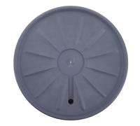 Milisten Support à Plantes à roulettes 28 Cm Gris avec Plateau Amovible, Soucoupe Mobile pour Pots de Fleurs Intérieur et Extérieur, 4 Roues Pivotantes Silencieuses 360°, Jardin et