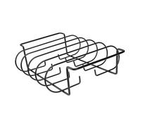 Milisten Support à Ribs Non Adhésif pour Barbecue Rack de Grillage Robuste pour Viande Poulet et Plus pour Cuisine Extérieur et BBQ