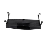 Milisten Support Clavier Coulissant sous Bureau 20,67 X 9,06 X 1,18 Pouces Plateau Rotatif pour Souris et Rangement Stylo Ergonomique pour Espace de Travail