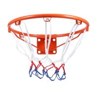 Milisten Support De Basket-Ball Suspendu en Fer Panier De Basket Intérieur Et Extérieur, Kit Mural pour Garçons, Taille Standard, Peinture en Poudre, Installation Facile, Jeu Et Décoration De Chambre