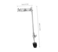 Milisten Support De Batterie Support De Splash Fixation Du Bras De Bras De Fixation Avec Pince Stacker Boom Mount Cymbal Métal