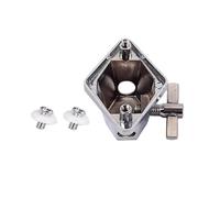 Milisten Support de Jambe pour Tom Basse en Métal Argenté Plaque de Base Robuste pour Batterie Pièce de Percussion Compatible Rack Accessoire Montage Tom Drum Solide Utilisation