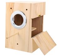 Milisten Support De Nidification Oiseau Nichoir pour Oiseaux De Compagnie Maison Élevage pour Animaux De Jardin