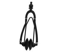 Milisten Support de Rinçage Moteur Hors Bord Double Tube Tête Ronde Accessoire pour Nettoyage Rapide Moteurs Bateau et Yacht Élimine Nettoyage Manuel
