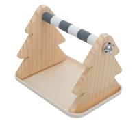 Milisten Support de Table Cacatoès pour Petits Oiseaux avec Plateau | Bois et Plastique, Installation Simple, Usage Intérieur, Interactions Quotidiennes, pour Cage et Repos