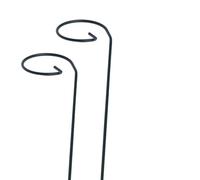 Milisten Support Métallique en Fer Noir 10 Pièces pour Plantes Grimpantes Structure Élégante et Résistante, pour Jardinage et Protection des Plantes