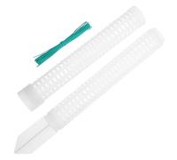 Milisten Support pour Plantes Grimpantes Plastique avec Poteaux Mousse Empilables Treillis Intérieur pour Monstera Droite et Saine Kit Complet avec Attaches Vertes