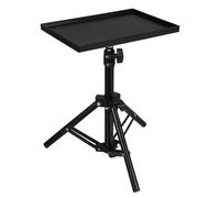 Milisten Support Trépied pour Projecteur Réglable 30-50 Cm Plateau T00 Petit Modèle en Fer et Abs, Polyvalent pour Home Cinéma, Diffusion en Direct et Bureau, Support Stable
