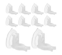 Milisten Supports à Ventouse PVC Transparents pour Bougies LED à Longue Tige, 15 Pièces, Fixation Forte pour Fenêtres et Murs, Accessoires pour Bougies Électroniques Camping-Car,