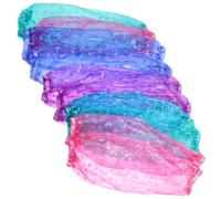 Milisten Surmanches Imperméables en PVC Cuisine, Peinture et Vaisselle | Ouvertures Élastiques aux Deux Extrémités, Surface Lisse, Lavage Facile, Protection des Avant-bras et Couleur Aléatoire
