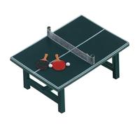 Milisten Table De Ping-Pong Miniature Mini-Table De Ping-Pong Jouets De Tennis De Table Miniatures Équipement Sportif