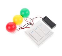 Milisten Tableau d'Activités Lumineux Montessori pour Garçon et Filles Panneau Sensoriel Interactif avec Interrupteur LED Jouet Éducatif Créatif Développement Motricité Fine 1 Pièce