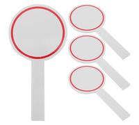 Milisten Tableau de Score en Mousse 10X20 CM Effaçable à Sec Simple Face, Lot de 4, pour Compétitions et Juges Lors d'Événements Sportifs