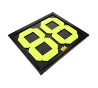 Milisten Tableau de Substitution de Football Manuel pour Arbitres Panneau Indicateur de Remplacement Joueur Aux Règles pour Matchs et Compétitions