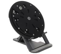 Milisten tableau de théorie musicale entraîneur de doigts d'accords de guitare entraîneur d'accords de guitare cercle de cinquième roue en métal portable Black