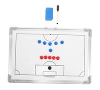 Milisten Tableau Football Magnétique Mural avec Cadre Aluminium Plateau Aimanté pour Entraînement Football et Basketball Planification Stratégique Facile pour et Équipes