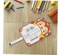 Milisten Tableau Musique à Cinq Lignes Portable Forme de Singe Musicales Ludiques pour Débutants Aide Pédagogique pour Cours de Piano et Apprentissage Classe