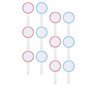 Milisten Tableaux Blancs Effaçables Multi-Usage Lot de 12 Tableaux de Vote Portables pour Petits Groupes et Ateliers Éducatifs