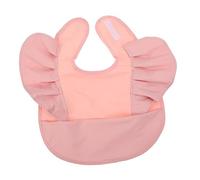 Milisten Tablier de Bavette Imperméable pour Garçon Fille Tissu Non Tissé avec Dentelle Lavable et Réutilisable pour Repas Maison ou Extérieur Confortable et Durable