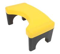 Milisten Tabouret De Toilette Adulte Antidérapant Rehausse Toilettes En Plastique Épais Jaune Usage Salle De Bain Posture Accroupie Soulagement