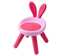Milisten Tabouret pour Garçon et Filles Dossier Rigide, Antidérapant, Taille Petite, Couleur Rose, Siège Confortable pour Tout-Petits, Chaise D’écolier Adaptée la Maternelle, Usage