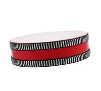 Milisten Tambour Transparent à Deux Faces pour Garçon Fille Instrument Musical Éducatif Forme de Vague Océanique Créatif pour Développement Musical et Coordination Main Oeil