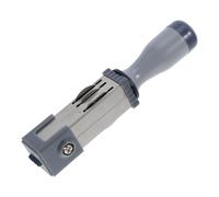 Milisten Tampon Dateur Portable Multifonction 1,6 Cm Carré en Métal, Rouleau de Dattes à Usage Quotidien, Marqueur de Date Précis pour Bureau, École et Gestion Documentaire Professionnelle