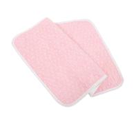 Milisten Tapis à Langer Imperméable en Coton pour Bébé Fille -né, Coussin Respirant et Lavable, pour Crèche et Poussette