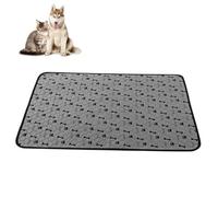 Milisten Tapis de Propreté pour Chien Lavable Coussin Réutilisable pour Urine de Chien Matelas Absorbant pour Animaux pour Voiture et Maison avec Motifs et Os