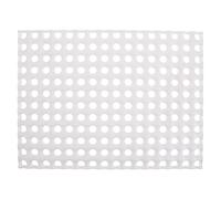 Milisten Tapis pour Cage à Lapin 43×32 Cm en Polypropylène Imperméable avec Trous Ronds, Revêtement de Sol Antidérapant pour Enclos de Petits Animaux, Gestion Optimisée des Déchets