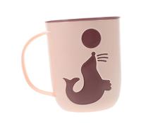 Milisten Tasse De Rince-bouche Tasse De Brosse à Dents Avec Poignée Gobelets Pour Bain De Bouche Tasse De Brosse à Dents De Voyage Tas De Brosse à Dents Rose Pp